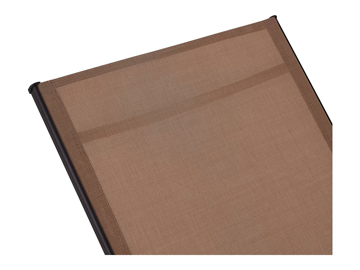 Conjunto de 2 espreguiçadeiras de metal "Farniente" - Taupe para um verão de relaxamento