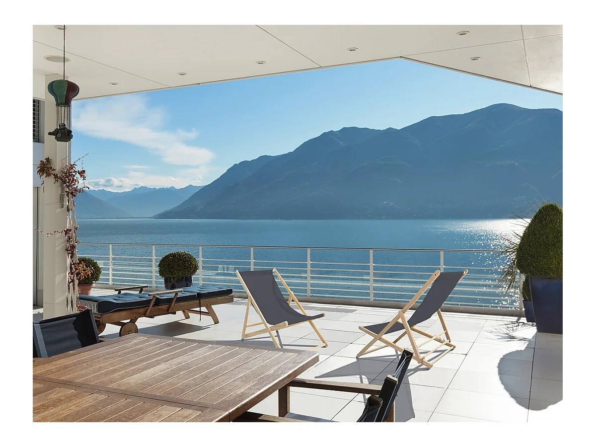 Lot de 2 transats en bois "Chilienne" - 107 x 56.5 x 81 cm - Gris