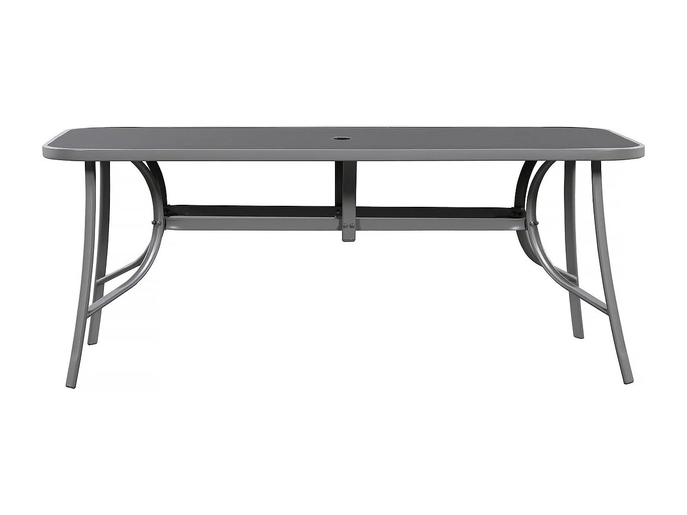 Table de jardin "Cordoba" - Phoenix - 8 places - Argenté