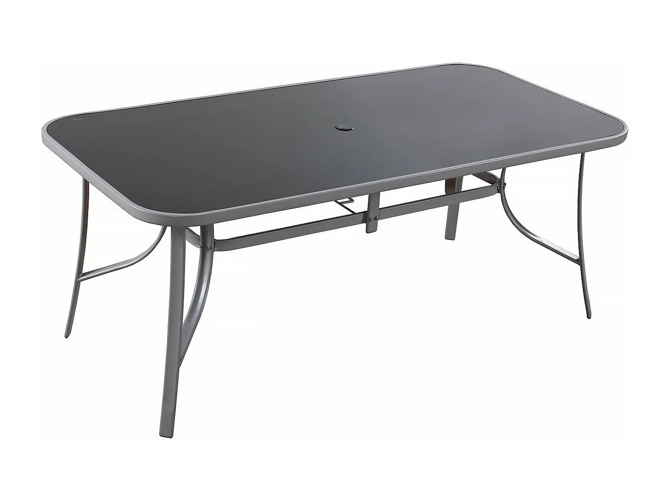 Table de jardin "Cordoba" - Phoenix - 8 places - Argenté