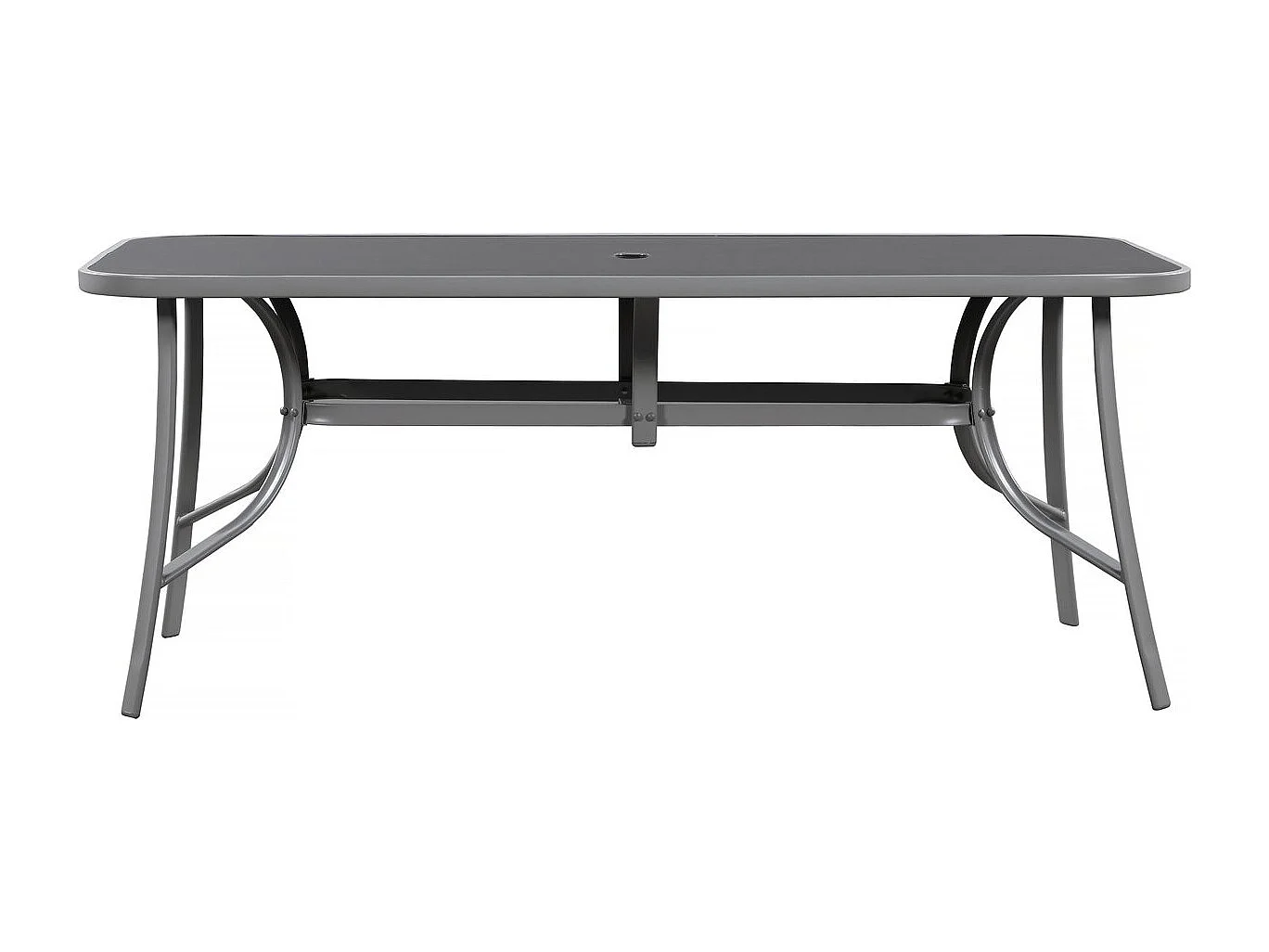 Table de jardin "Cordoba" - Phoenix - 8 places - Argenté