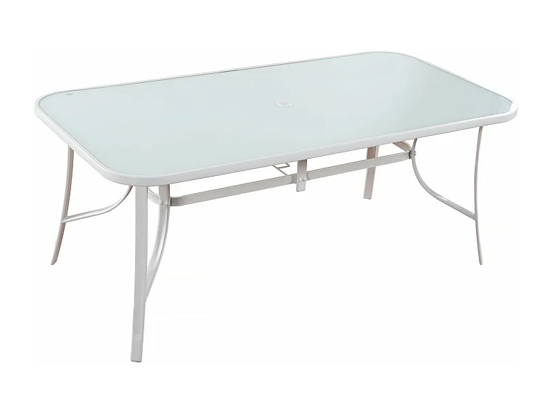 Table de jardin "Cordoba" - Phoenix - 8 places - Blanc