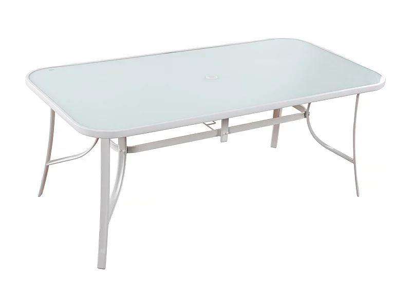 Table de jardin "Cordoba" - Phoenix - 8 places - Blanc