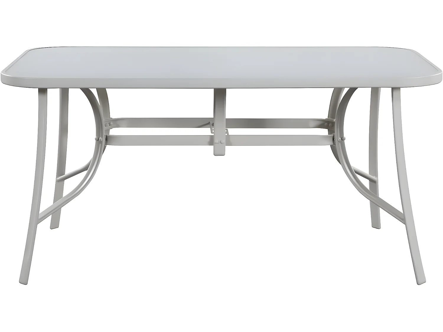 Table de jardin "Cordoba" - Phoenix - 6 places - Blanc