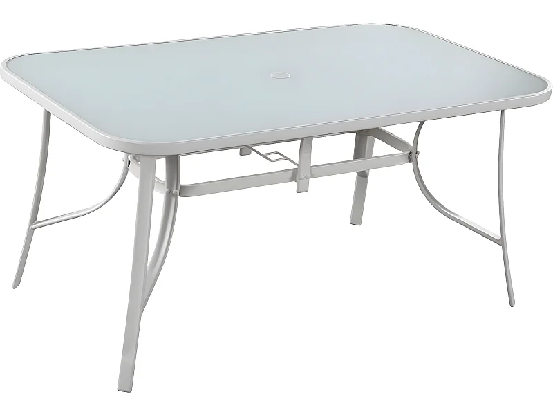 Table de jardin "Cordoba" - Phoenix - 6 places - Blanc