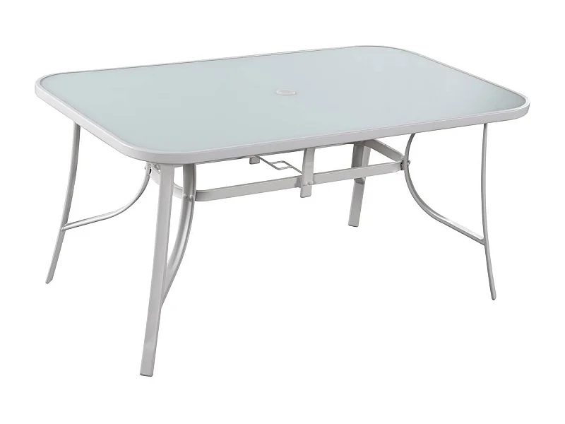 Table de jardin "Cordoba" - Phoenix - 6 places - Blanc