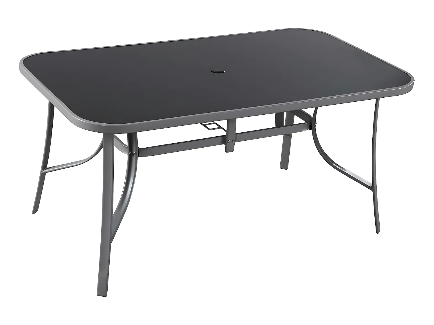 Table de jardin "Cordoba" - 6 places - Argenté