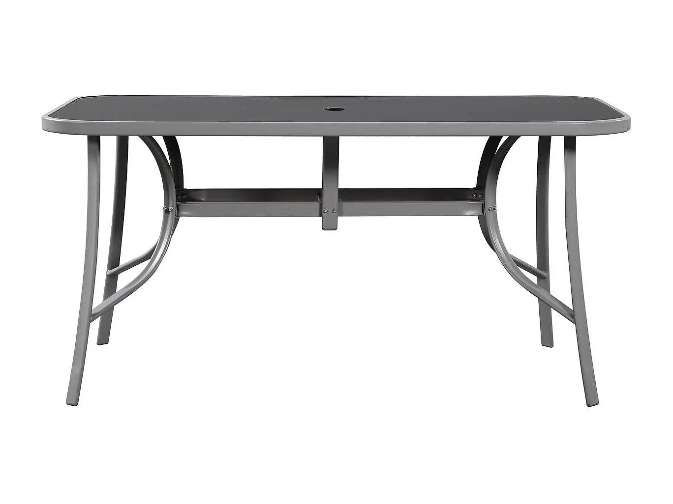 Table de jardin "Cordoba" - 6 places - Argenté