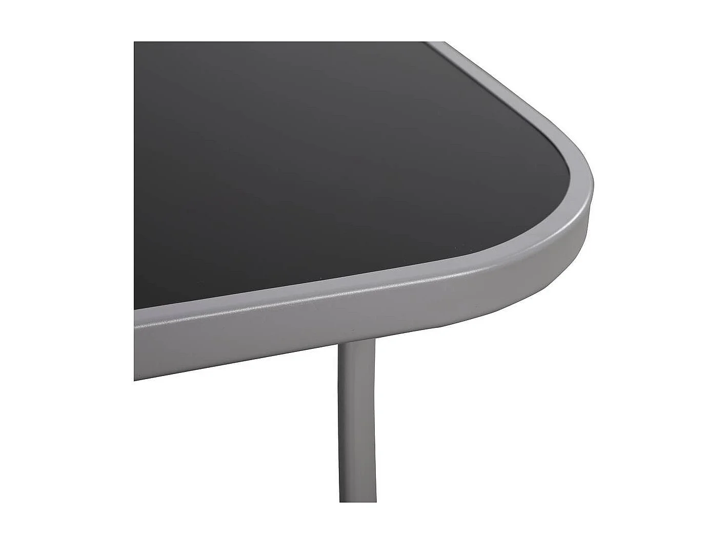 Table de jardin "Cordoba" - 6 places - Argenté