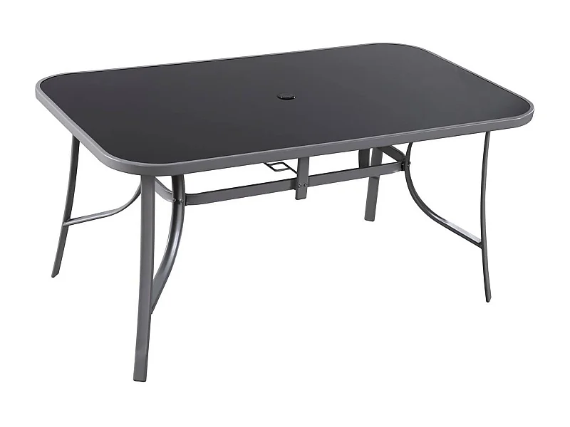 Table de jardin "Cordoba" - 6 places - Argenté