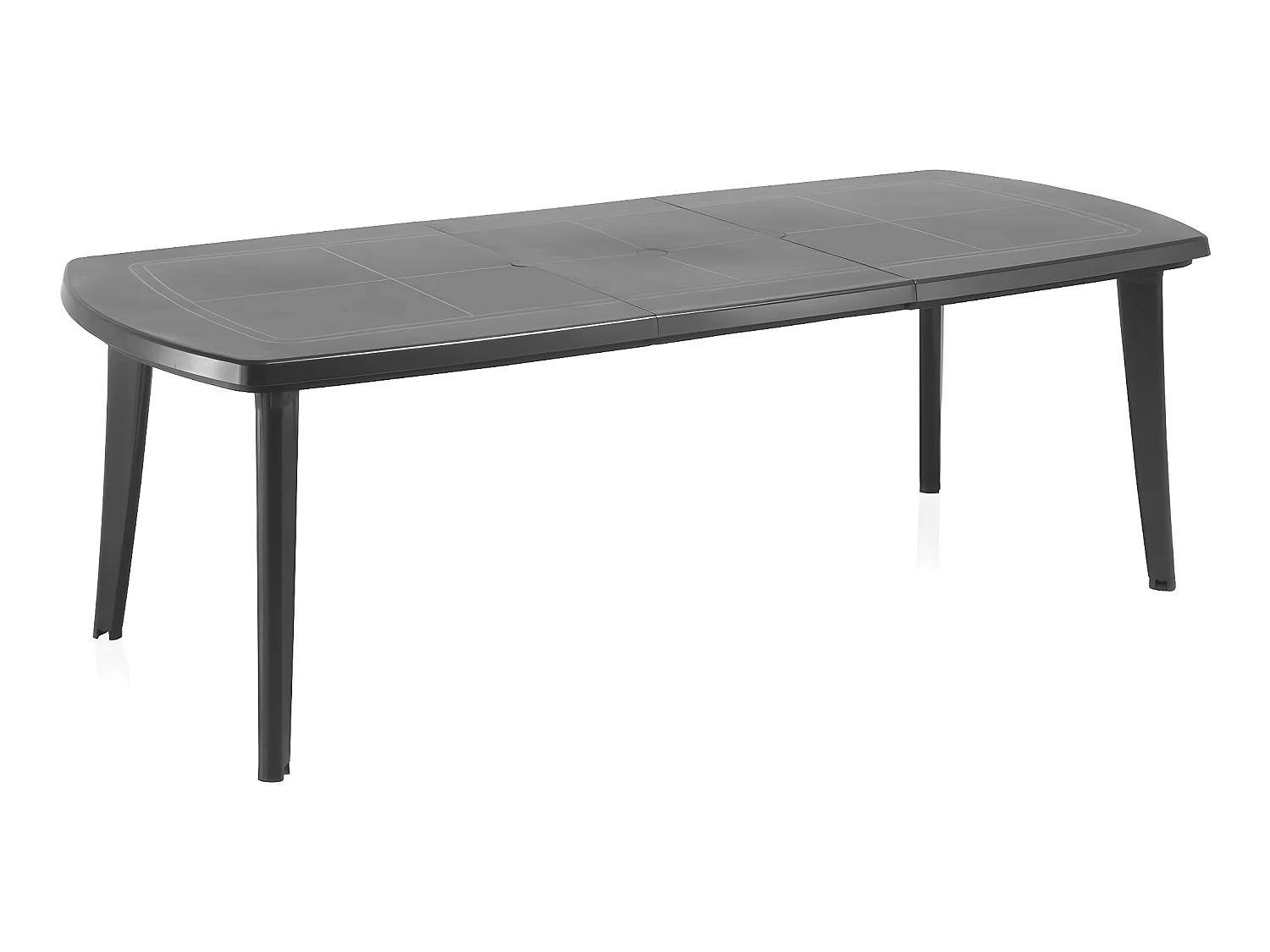 Mesa de jardin "Atlantic" - Resina - Max. 2.25m - Antracita