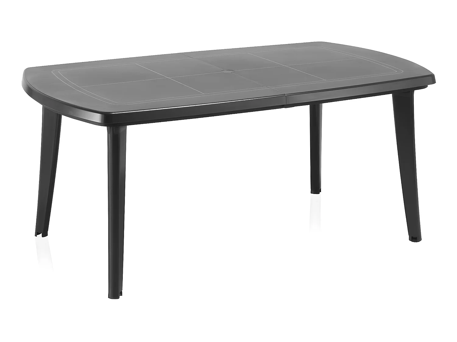 Table de jardin extensible "Atlantic" - Résine - Max 2.25 m - Anthracite