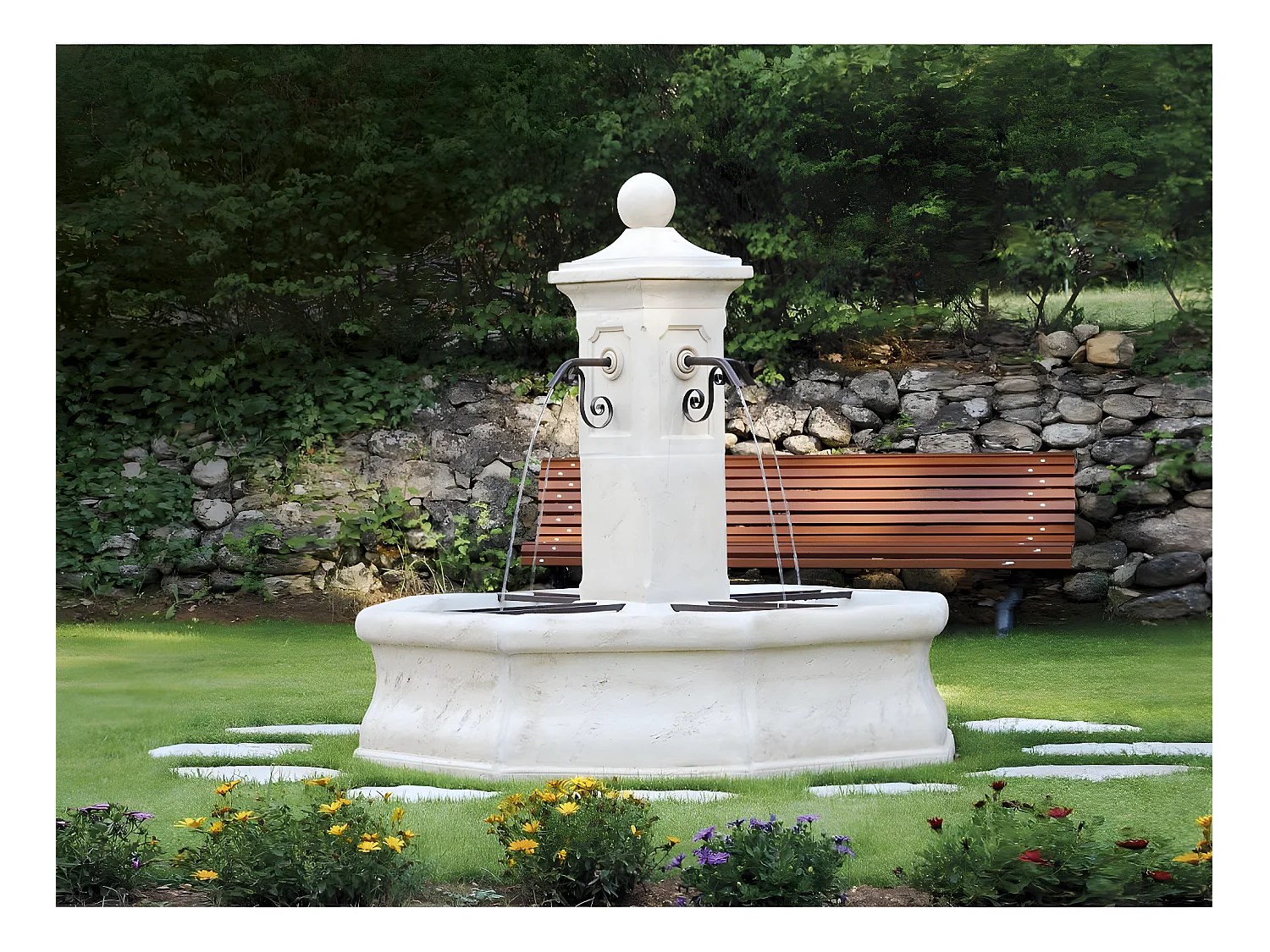 Fontaine "Vincennes" - 1.90 x 1.80 m