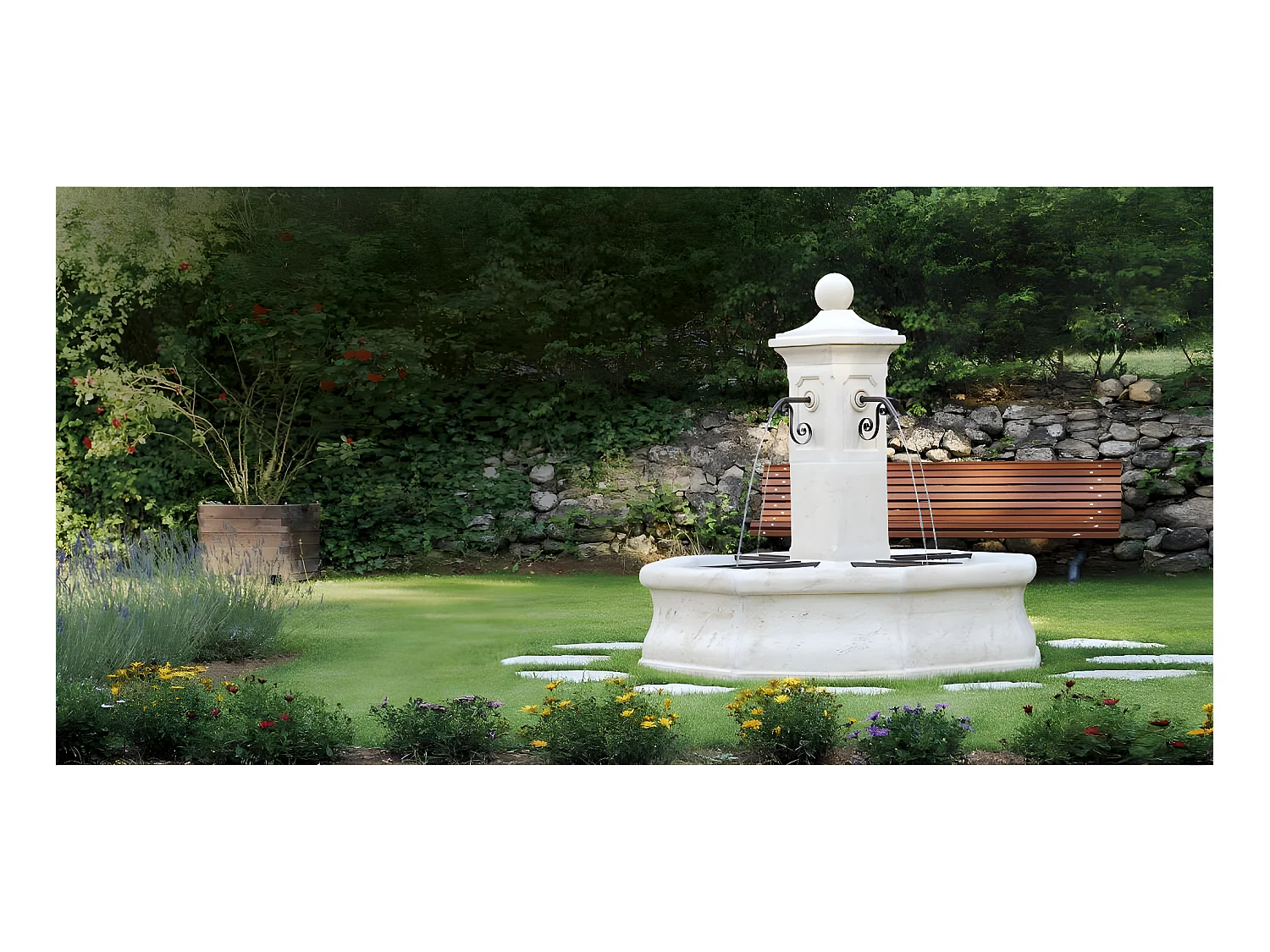 Fontaine "Vincennes" - 1.90 x 1.80 m