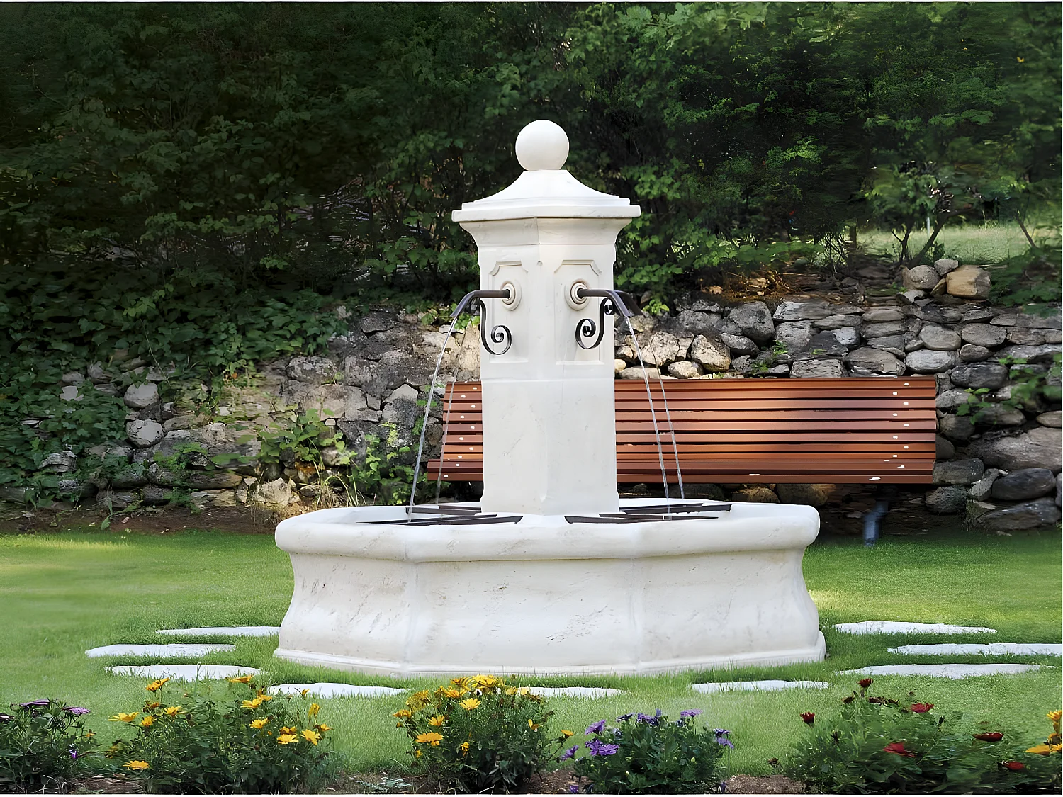 Fontaine "Vincennes" - 1.90 x 1.80 m