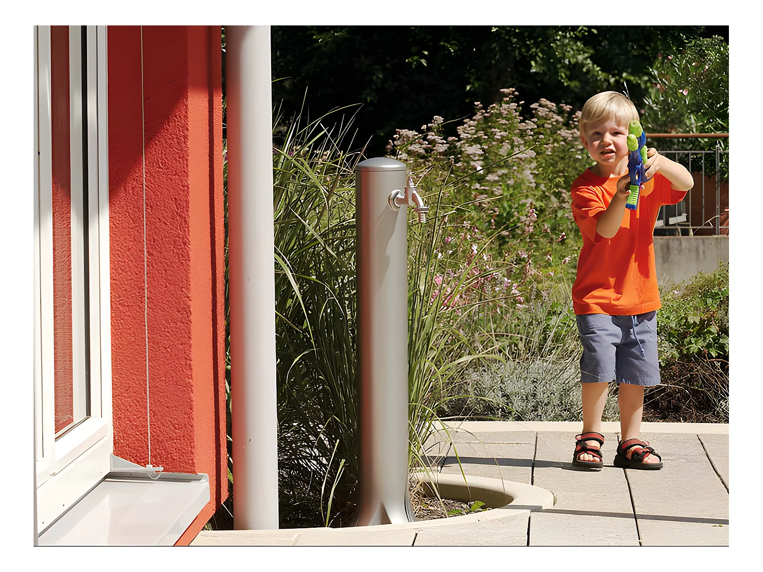Fontaine à eau  "Rondo" argent