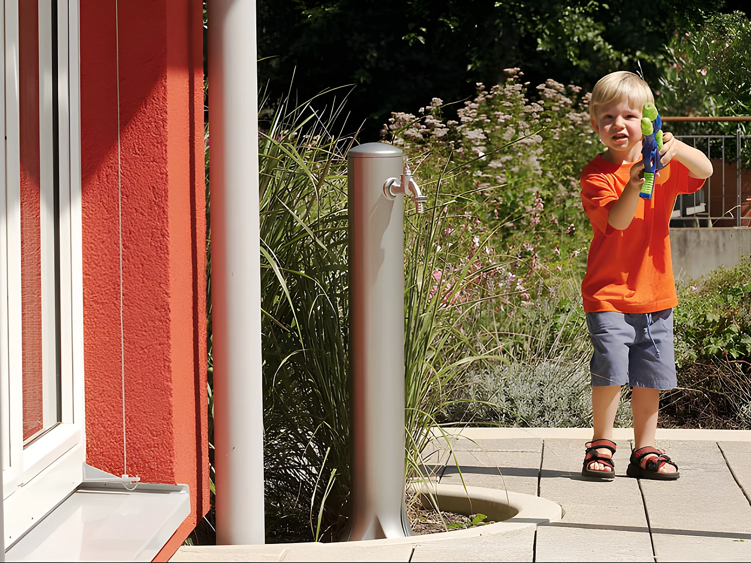 Fontaine à eau  "Rondo" argent