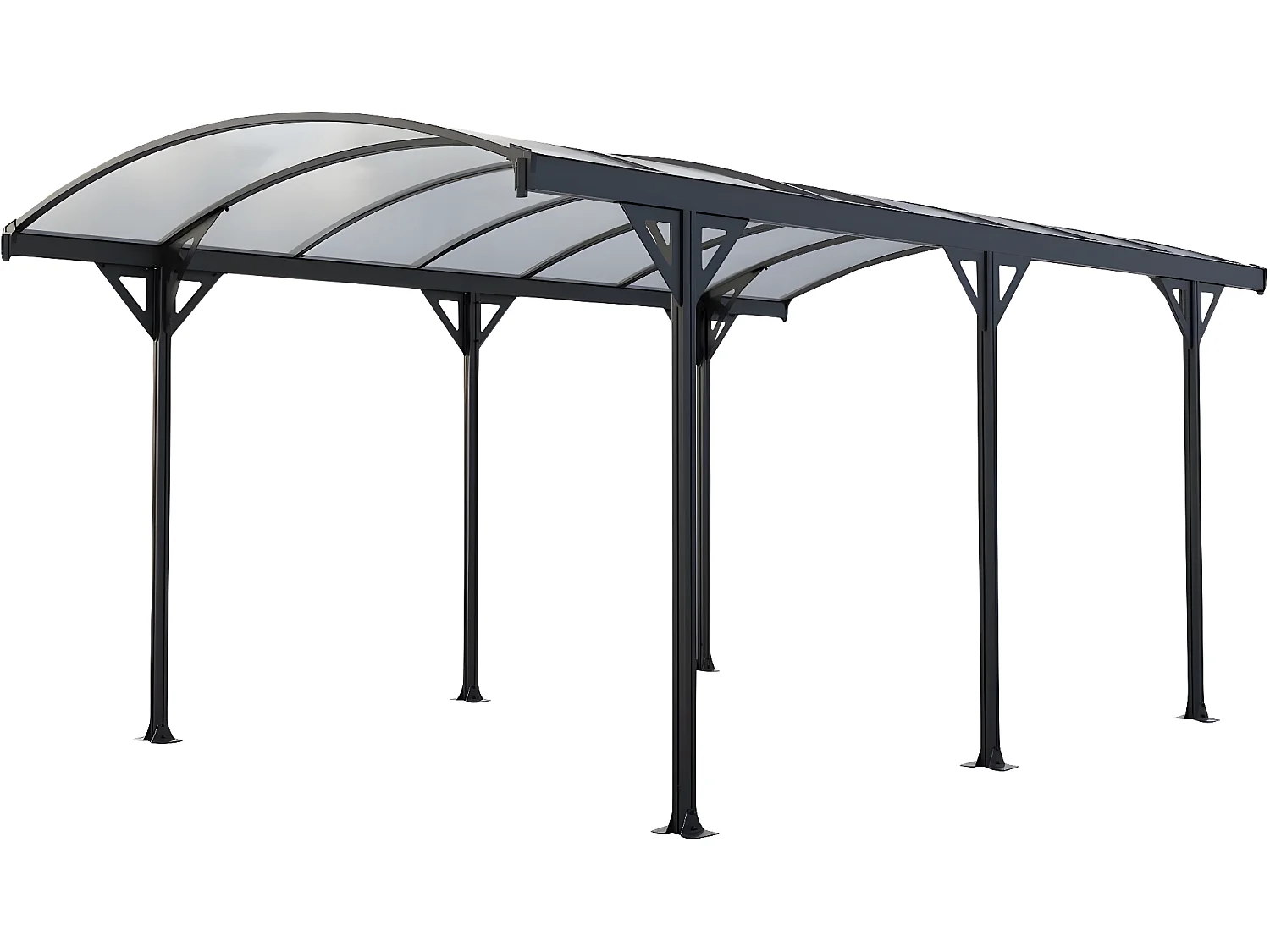 Carport voiture "Protector" - 15m² - 5.05 x 3 x 2,3 m