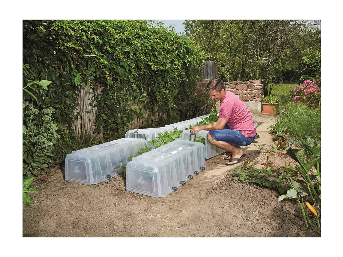 Kit de 3 tunnels de culture "Sunny" - Blanc