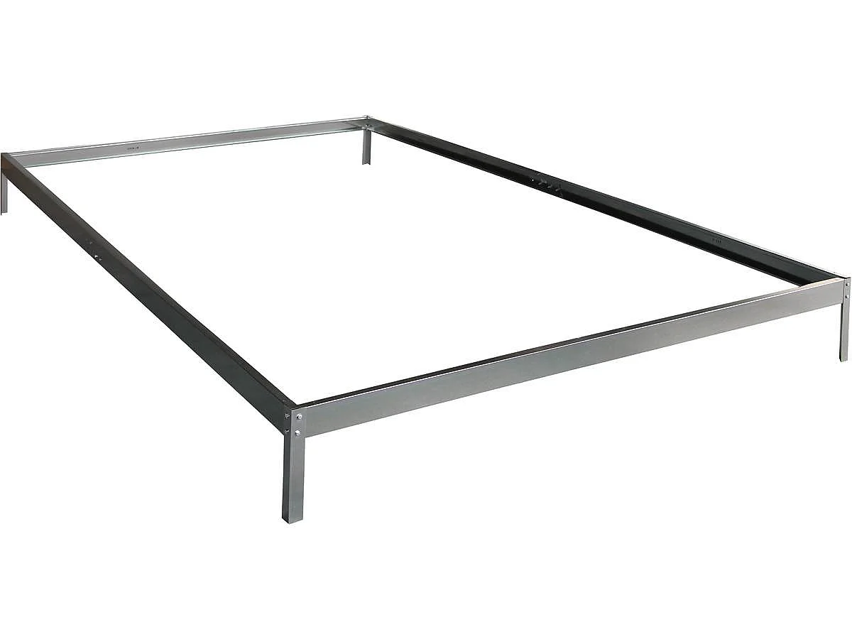 Embase pour serre polycarbonate "Hortensia 6m²" couleur Zinc