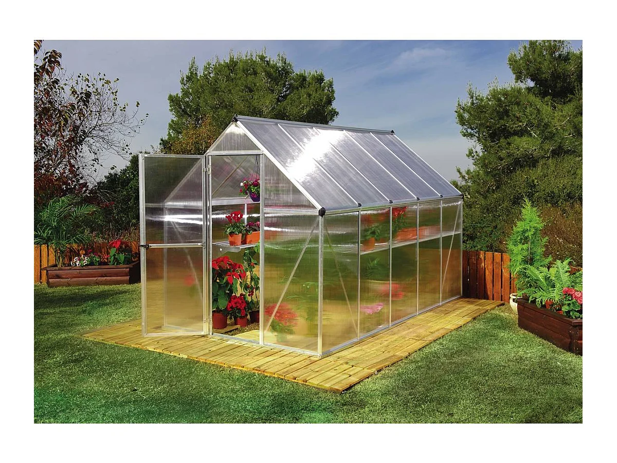 Serre en polycarbonate "Multiline" - 5.6m2