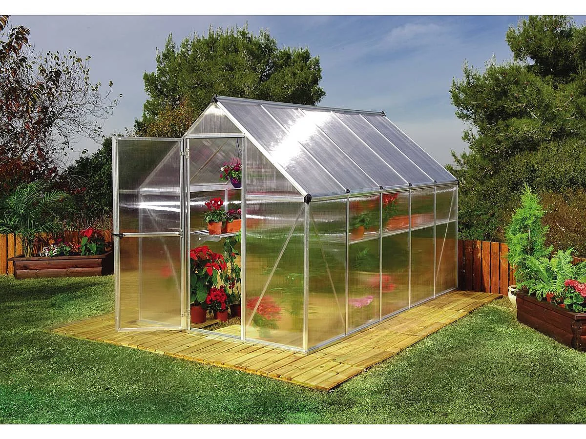 Serre en polycarbonate "Multiline" - 5.6m2