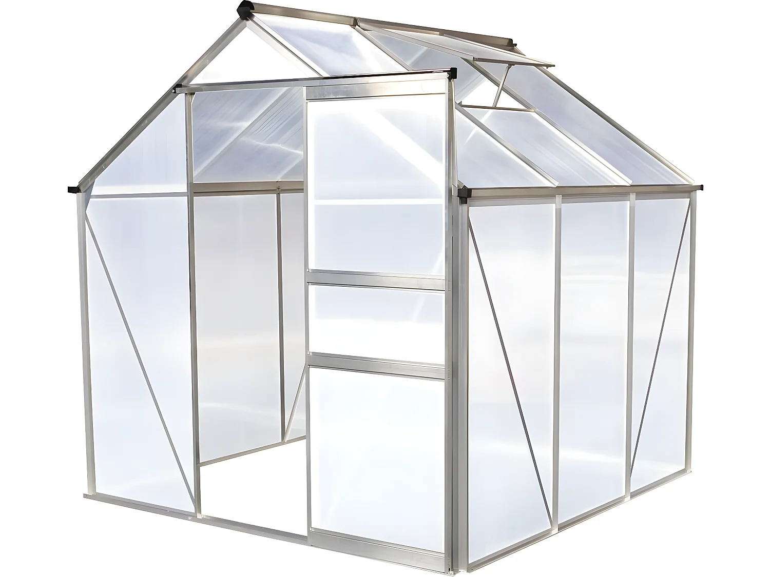 Serre jardin polycarbonate "Hortensia" - 3,65m²