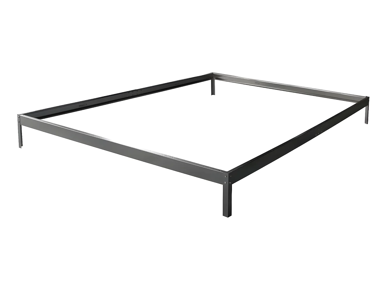 Embase pour serre polycarbonate "Hortensia 4,8m²" couleur Zinc