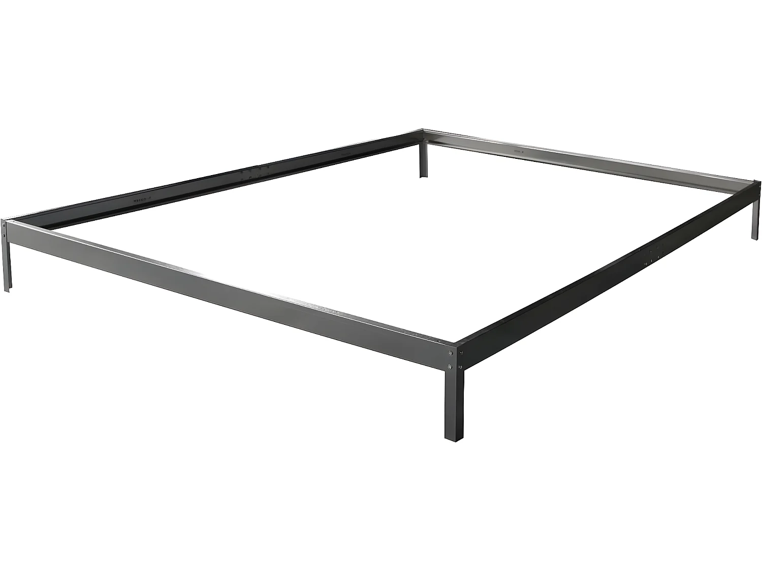 Embase pour serre polycarbonate "Hortensia 4,8m²" couleur Zinc