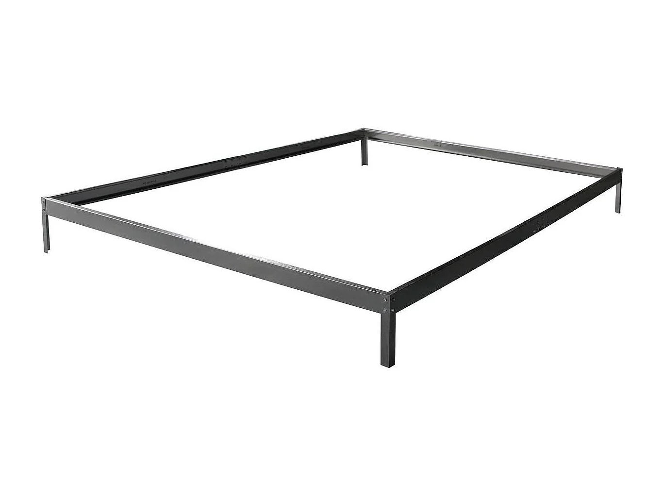 Embase pour serre polycarbonate "Hortensia 4,8m²" couleur Zinc