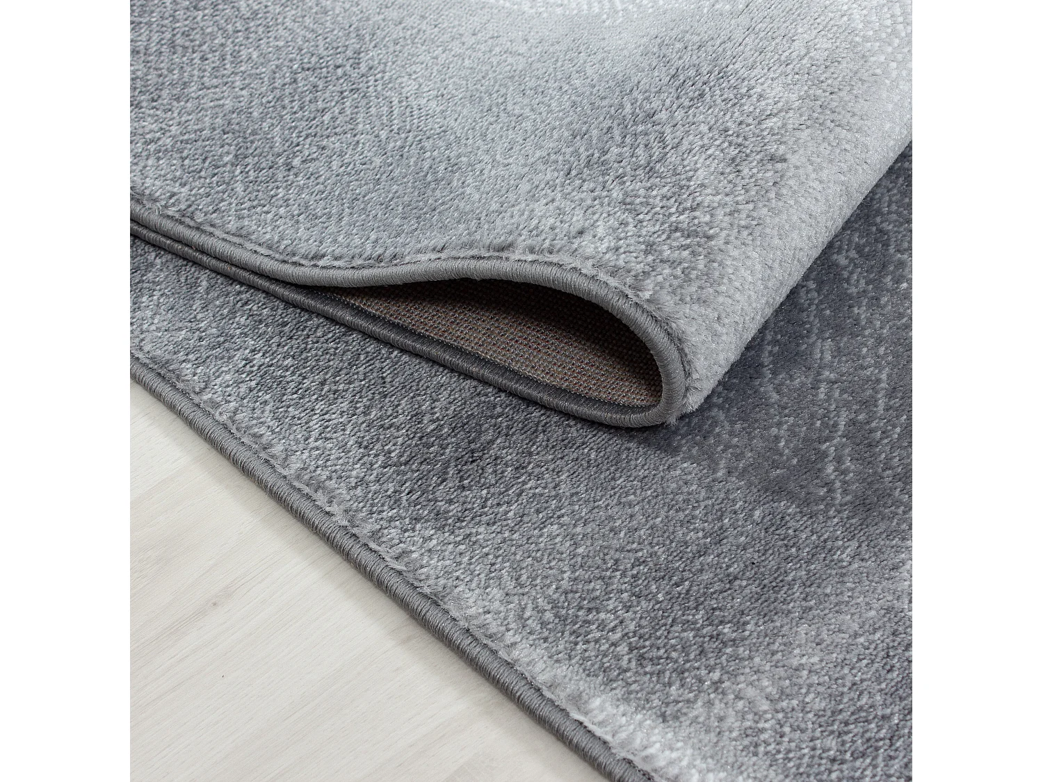 ARIA - Tapis Graphique à effet vagues - Gris 160 x 230 cm