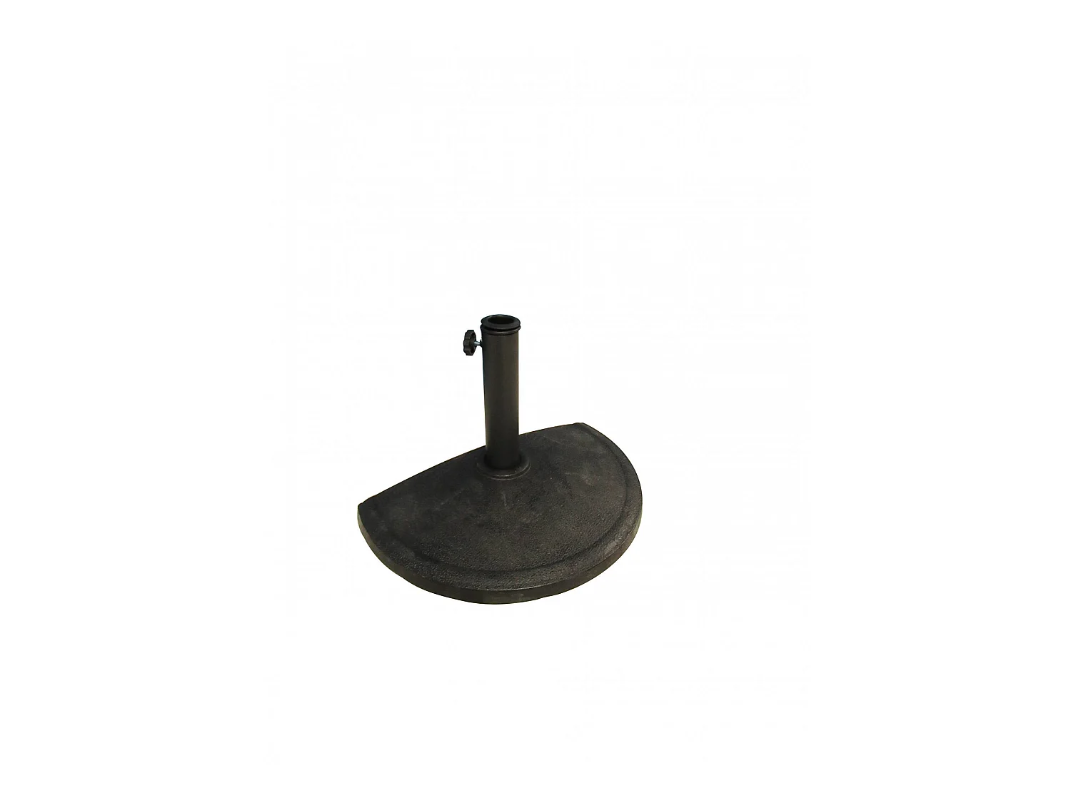 Semi base pour parapluie en résine, couleur noire, Mesure 50 x 31 x 50 cm