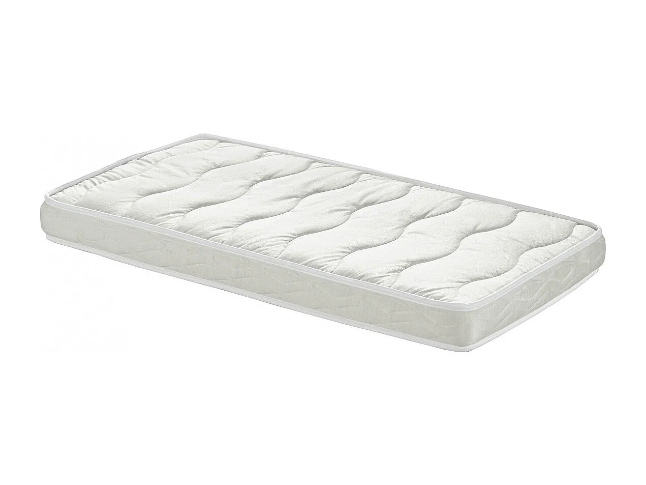 PEGA - Lit Cabane 70x140cm en Pin Naturel + Matelas