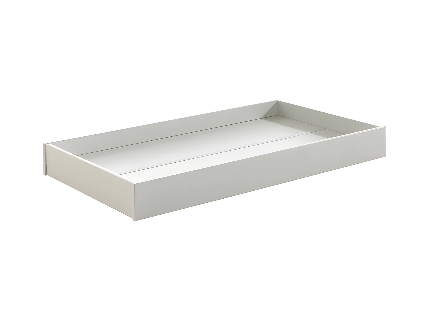 SCOPE - Lit Junior 70x140cm Blanc Barrières Horizontales + Tiroir