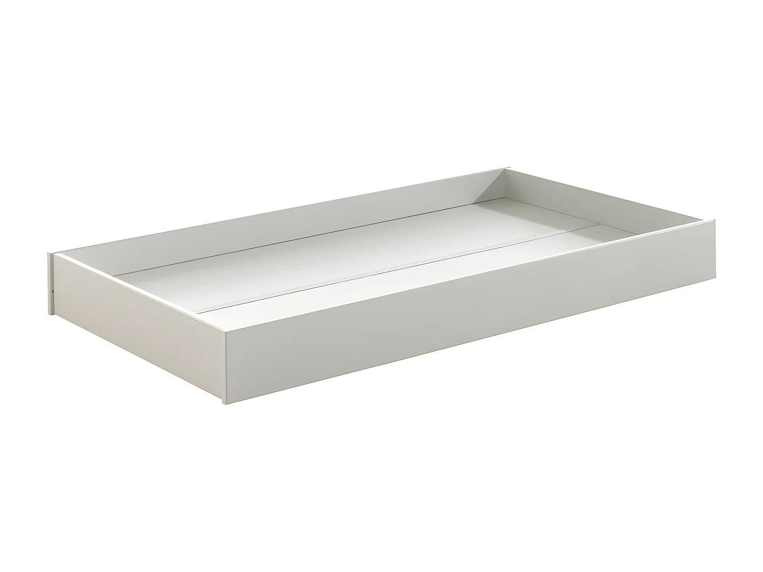 SCOPE - Lit Junior 70x140cm Blanc Barrières Horizontales + Tiroir