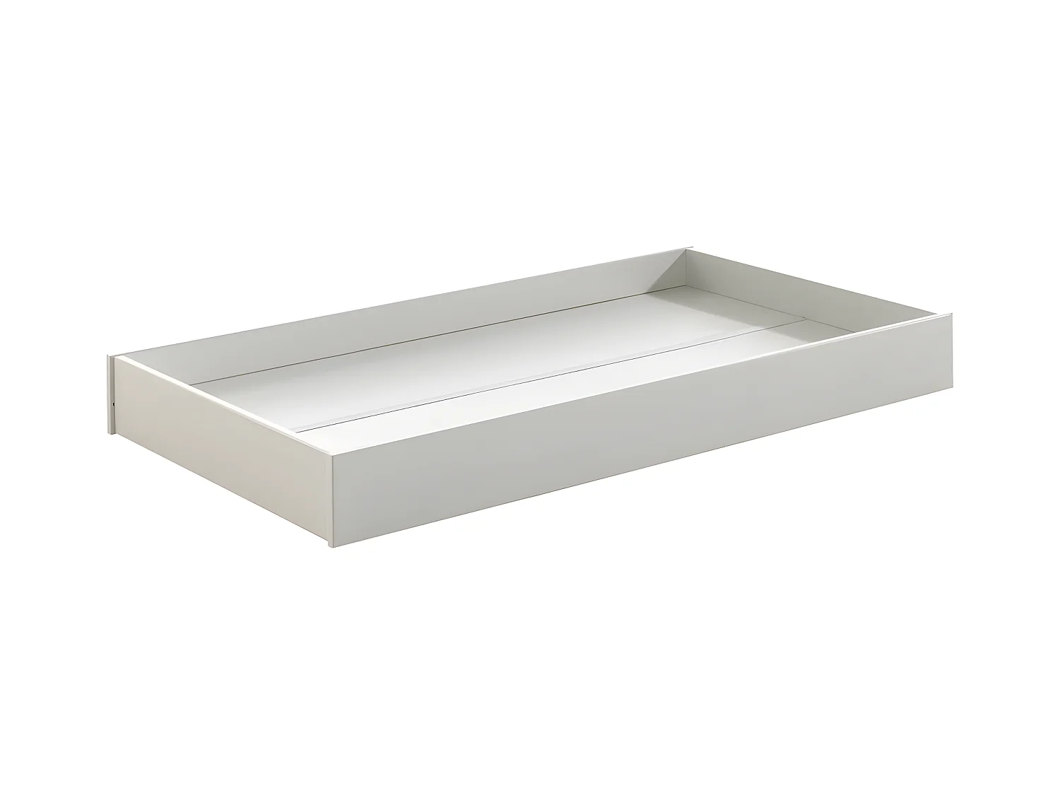 SCOPE - Lit Junior 70x140cm Blanc Barrières Verticales + Tiroir