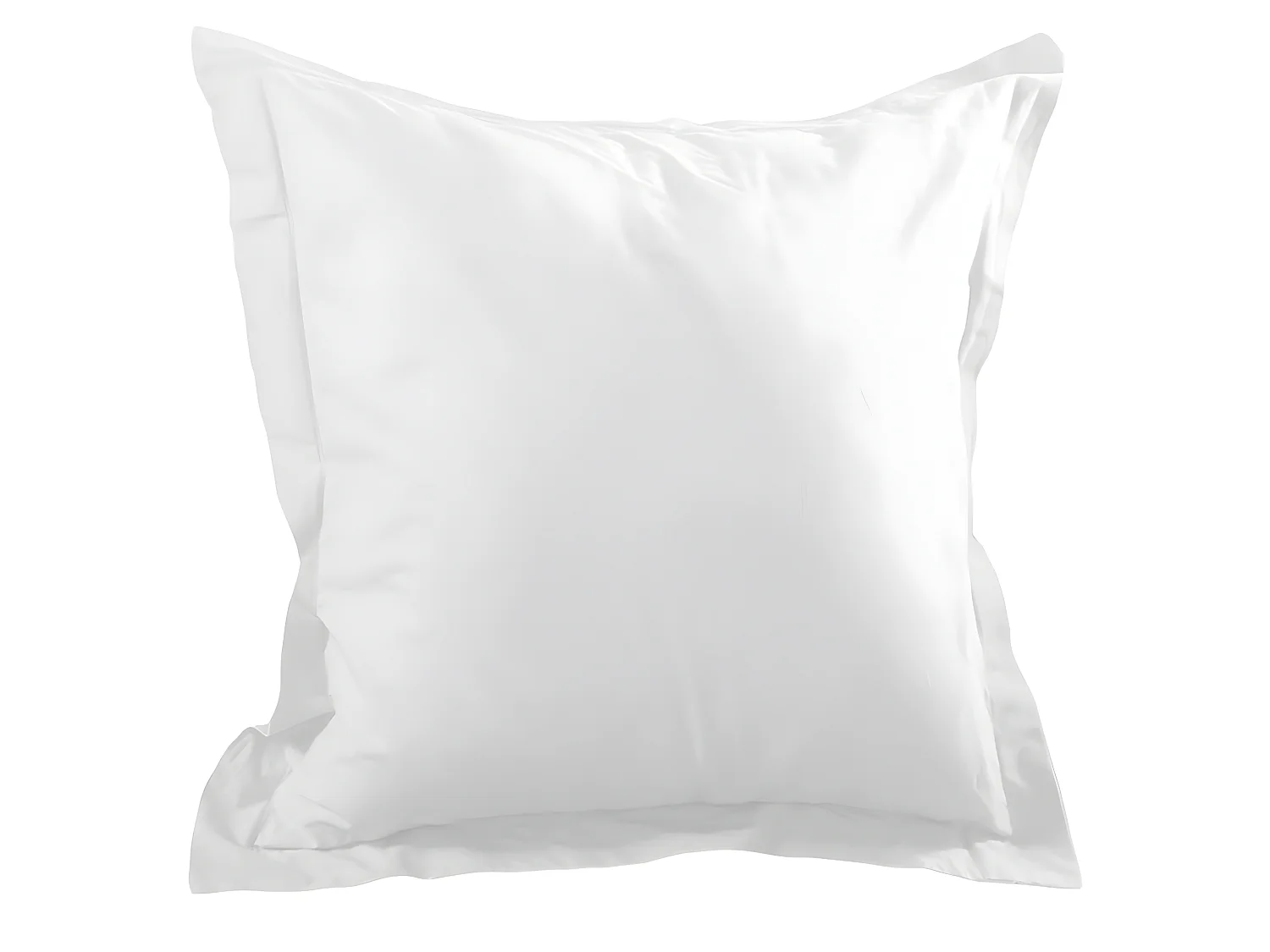 Funda de almohada lisa de algodón