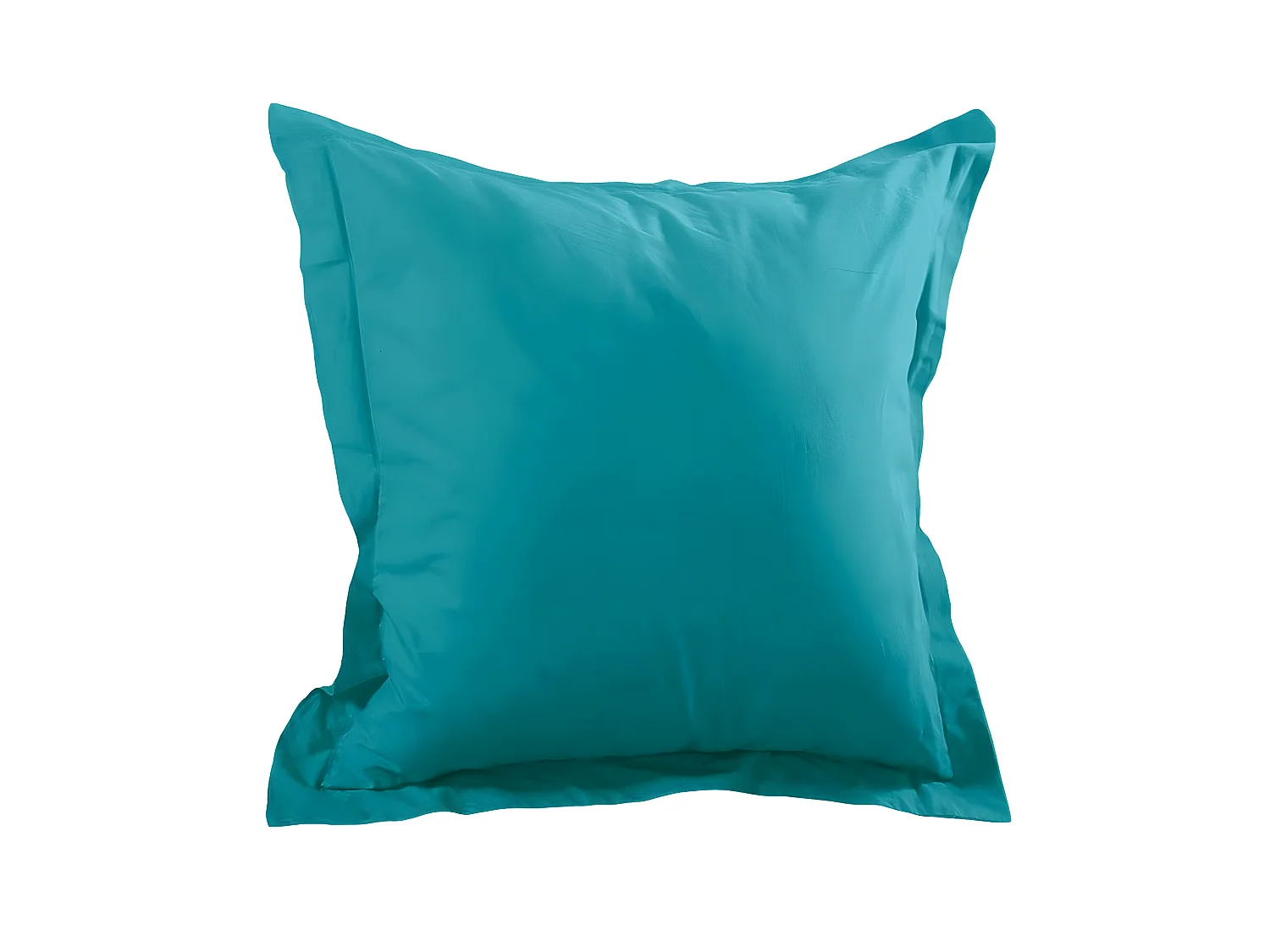 Une taie d'oreiller 65x65 cm - Bleu Canard
