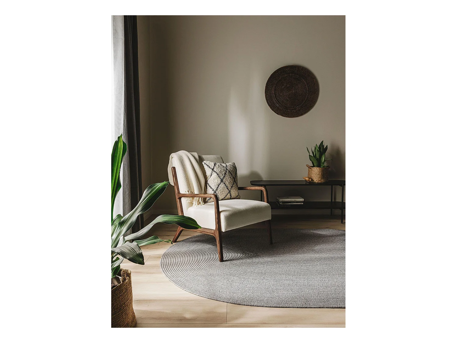 Tapis d'extérieur & intérieur Nandi Gris 160x230 cm