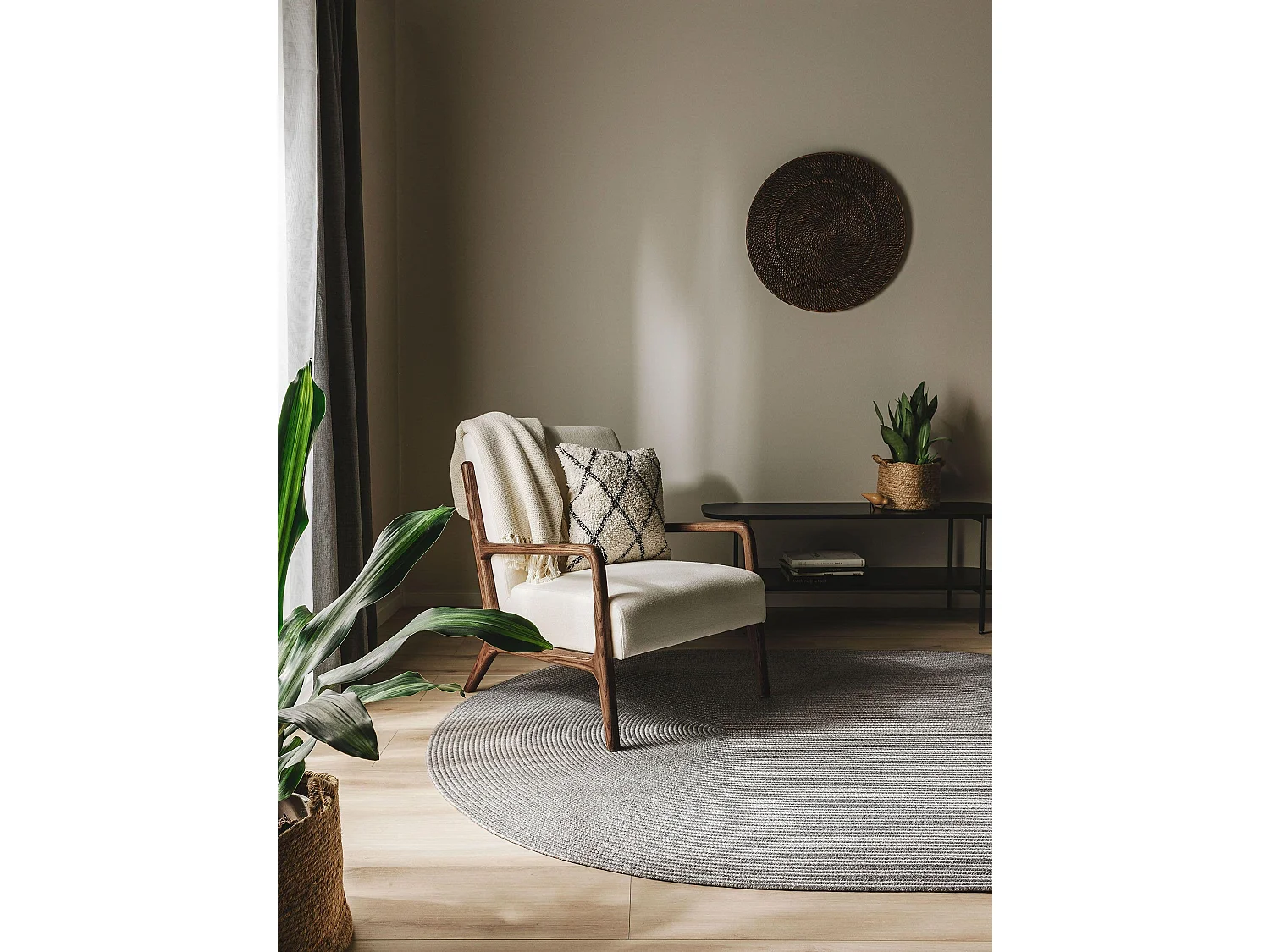 Tapis d'extérieur & intérieur Nandi Gris 160x230 cm