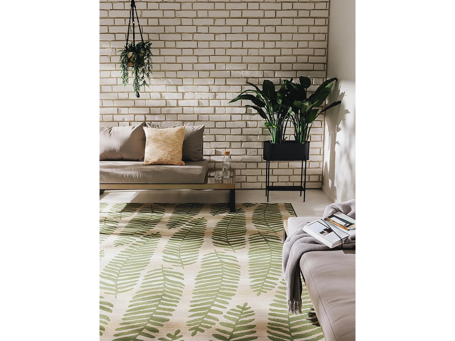Tapis d'extérieur & intérieur Artis Vert 160x235 cm