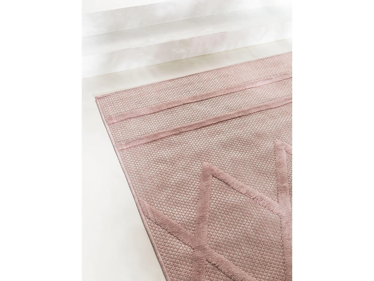 Tapis d'extérieur & intérieur Bonte Rose 120x170 cm