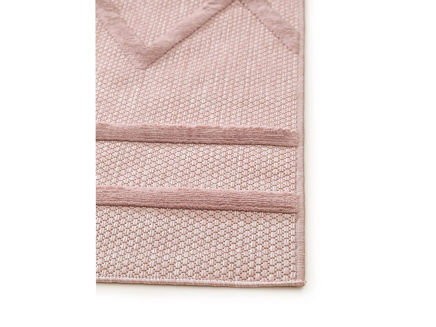 Tapis d'extérieur & intérieur Bonte Rose 120x170 cm