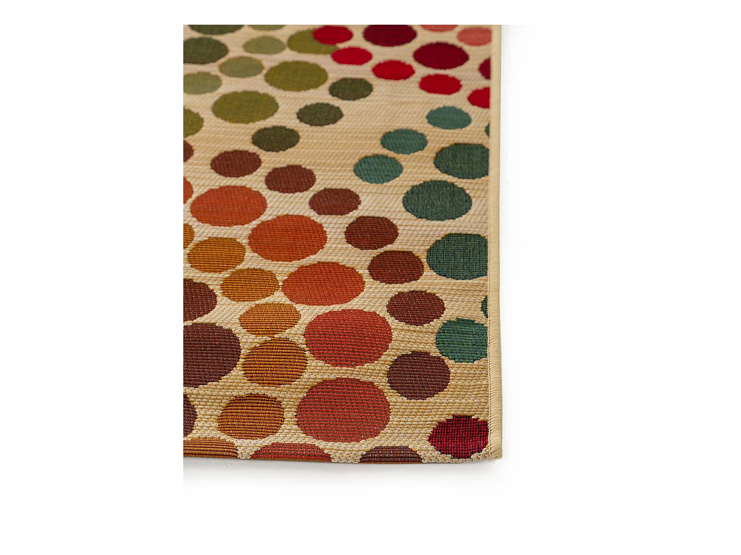 Tapis d'extérieur & intérieur Artis Beige/Multicouleur 80x250 cm