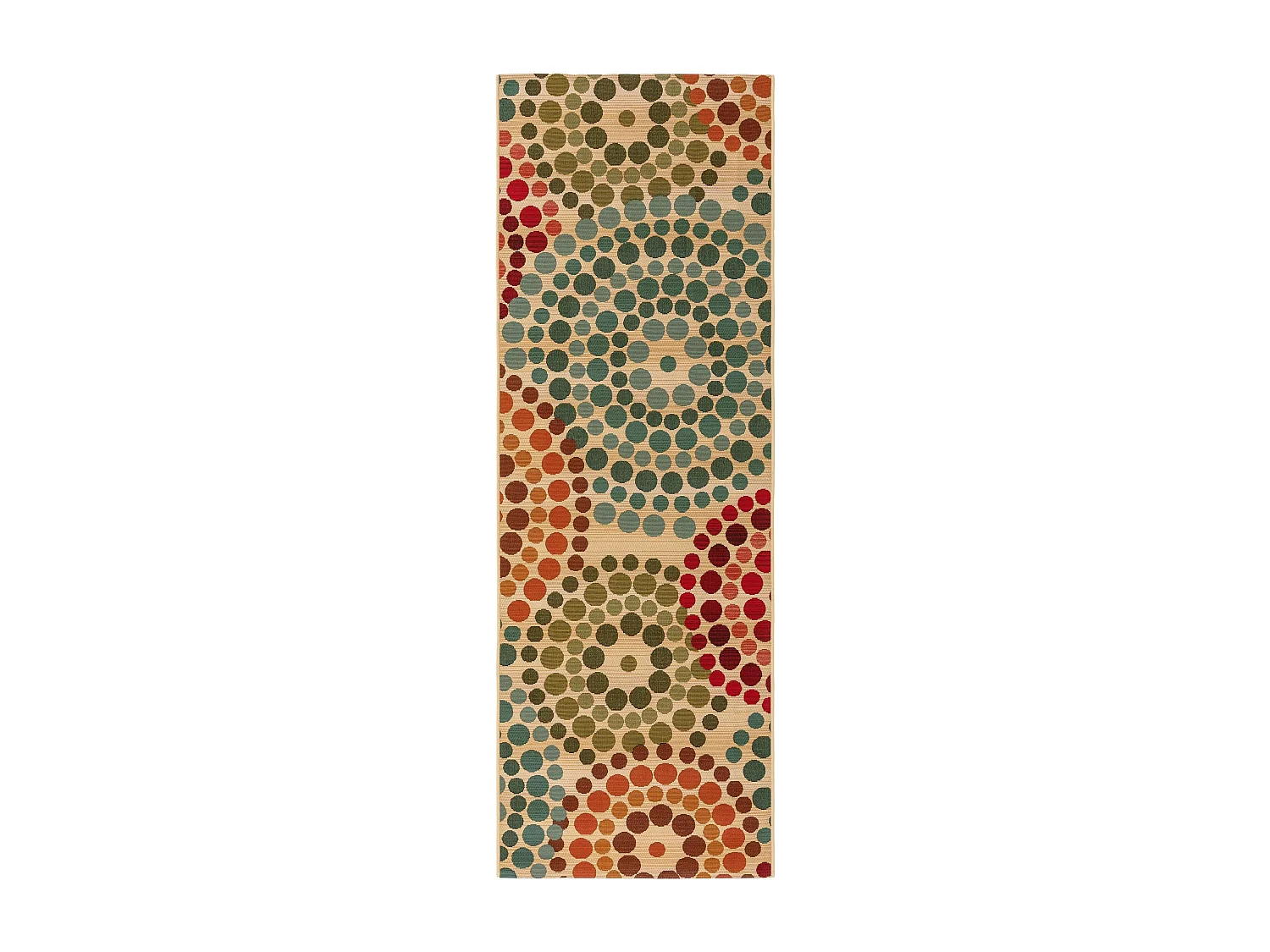 Tapis d'extérieur & intérieur Artis Beige/Multicouleur 80x250 cm