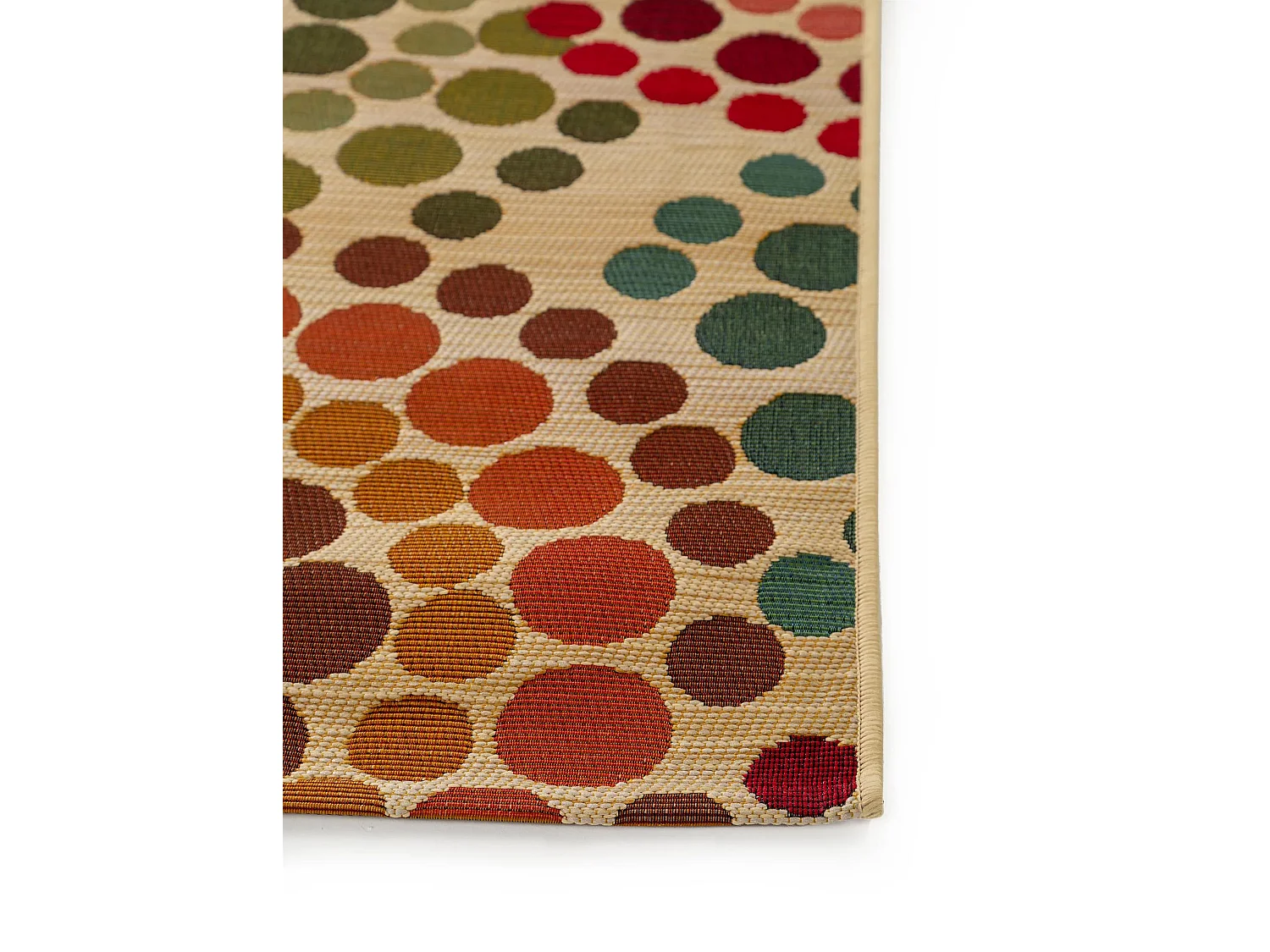 Tapis d'extérieur & intérieur Artis Beige/Multicouleur 80x250 cm