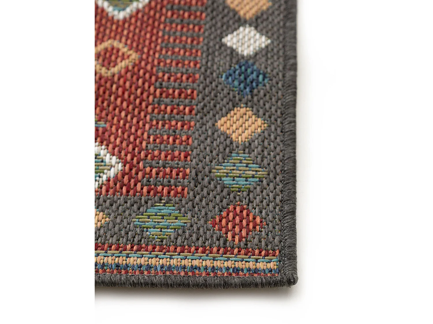 Tapis d'extérieur & intérieur Mirena Rouge 80x150 cm