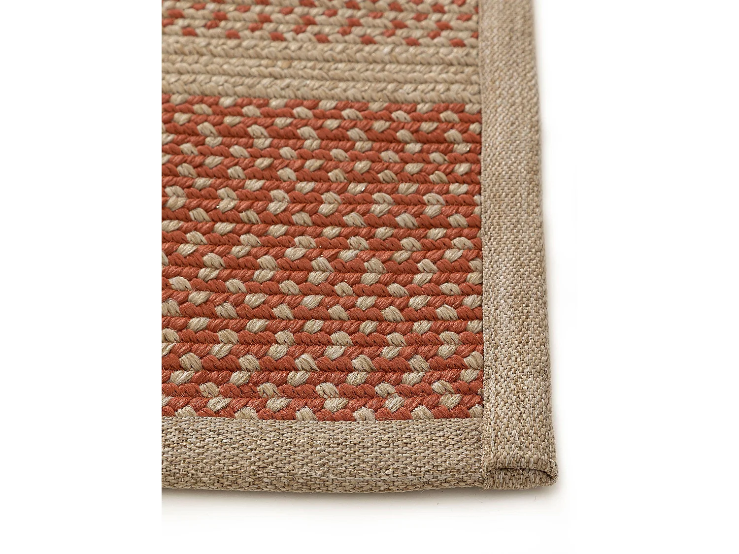 Tapis d'extérieur & intérieur Nandi Terracotta 160x230 cm