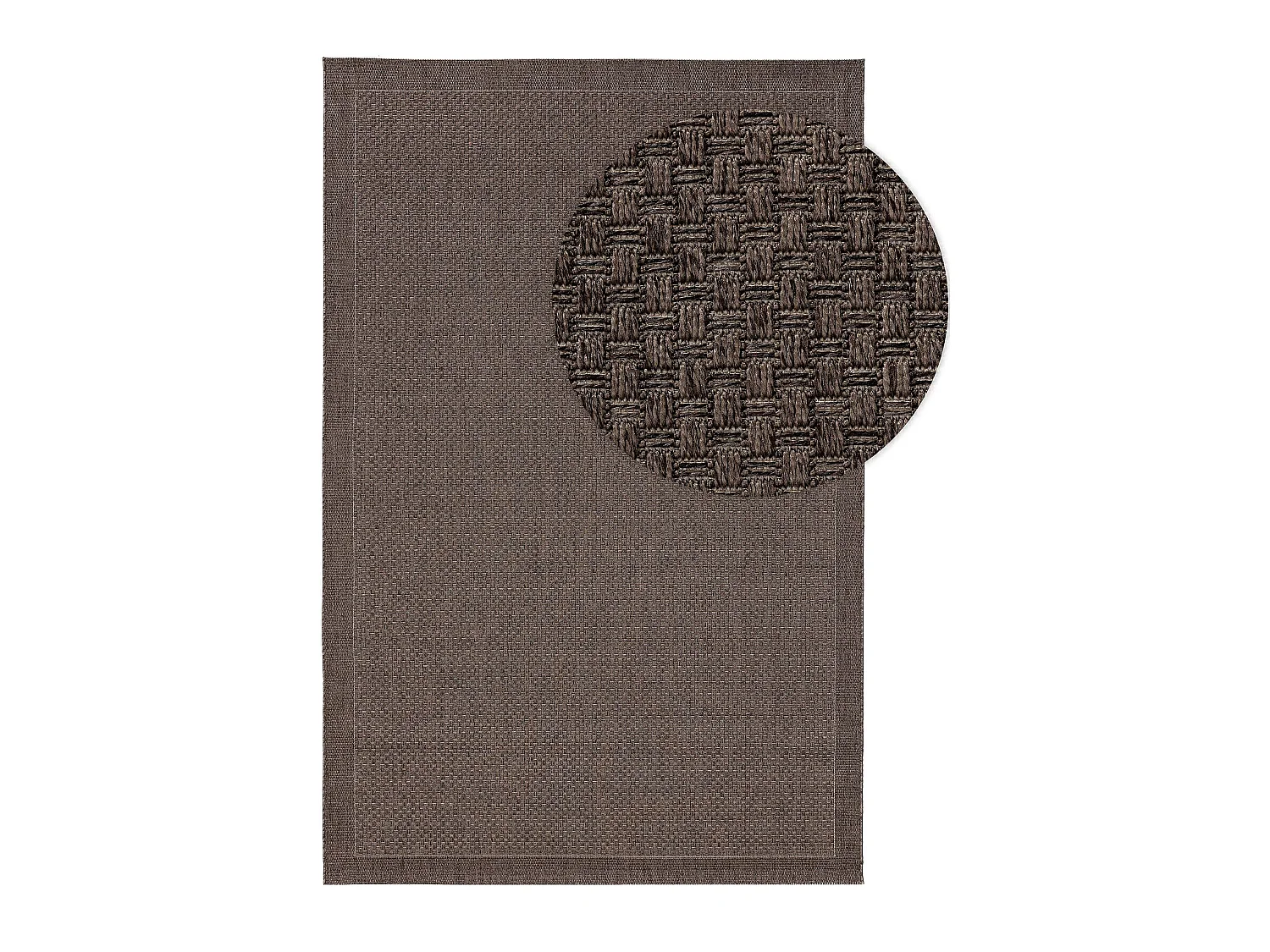 Tapis d'extérieur & intérieur Naoto Gris 200x290 cm