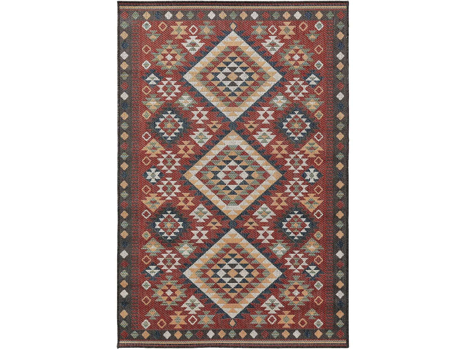 Tapis d'extérieur & intérieur Mirena Rouge 200x290 cm
